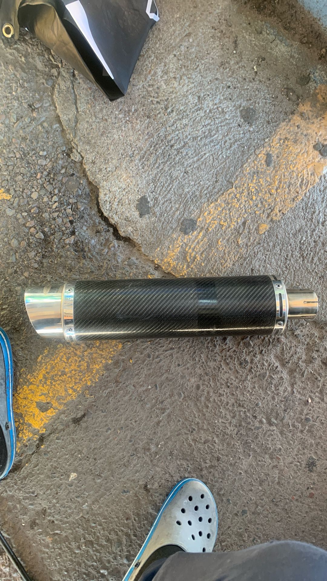 Carbón Fiber Exhaust For Motorcycle 