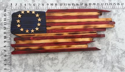 American Wood Flag