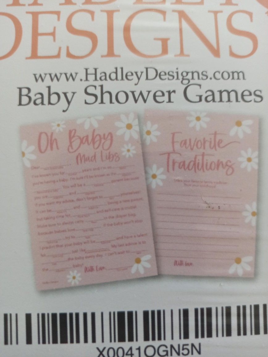 Hadley Designs Baby Shower Games -Who Knows Mommy Best, Guess Who Mommy Or Daddy Baby Shower Game, Baby Games for Baby Shower Family Feud Game,