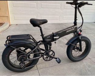 Paselec PX6 full suspension electric bike fat tire ebike 750 watt 48 volt 750w 48v
