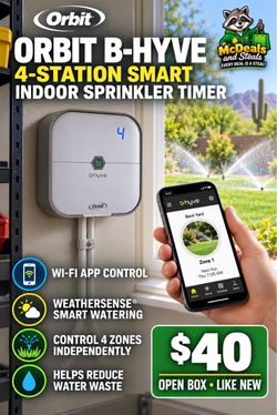 Orbit B-hyve Smart 4-Station Sprinkler Timer