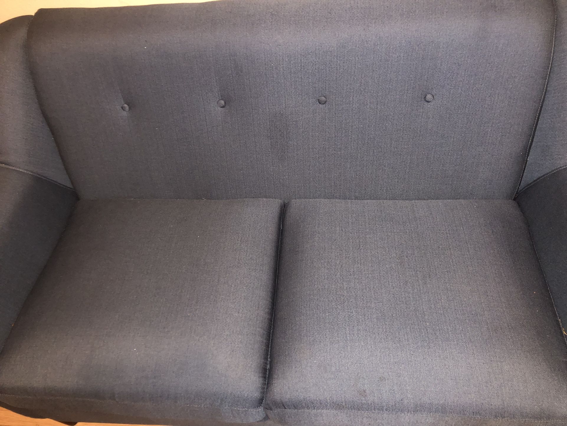 Settee, Blue 2-3 Seater