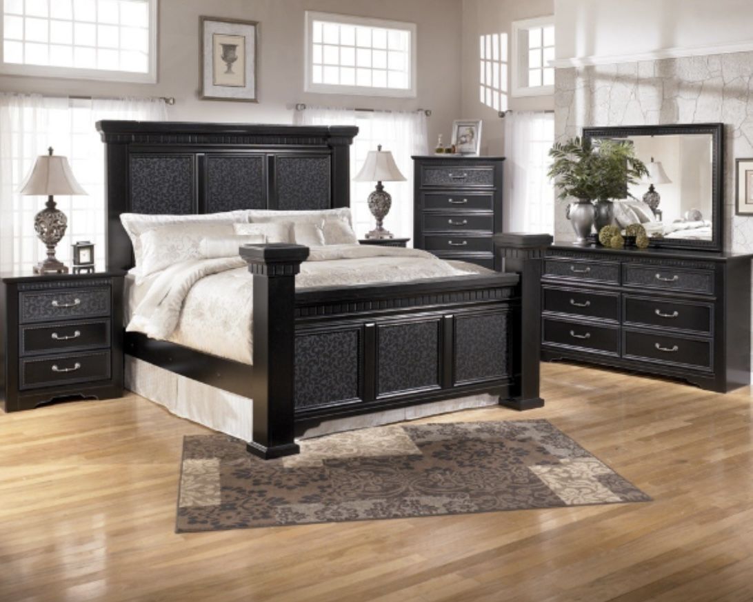 FOR SALE: Cavallino King Bedroom Set by Ashley Furniture – $500 OBO