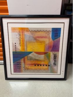 Signed Abstract Print Safari 330/750