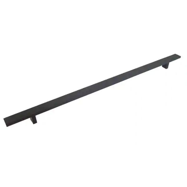 20 inch Rectangular Cabinet Handle Black Finish