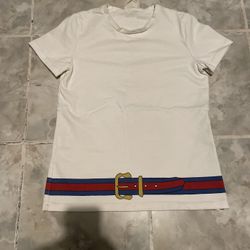 Band Of Outsiders Japan Only Cotton Belt Logo T-Shirt SZ 2 Italy Boy.