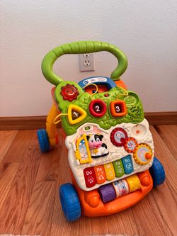 VTech Sit-to-Stand Learning Walker Activity Toy Working Missing Phone