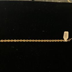 14k Solid Rope Bracelet 40050-1