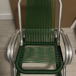 Green Kid’s Cuban Style Rocking Chair 