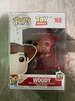 Floyd Norman signed Toy Story Woody Funko Pop - BAS