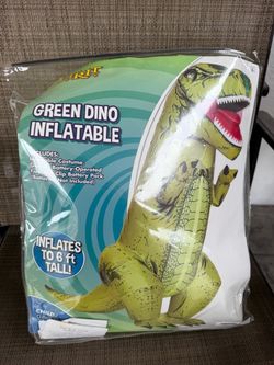 Green inflatable Dinosaur