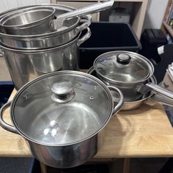 Stainless Steel Pots & Pan Set