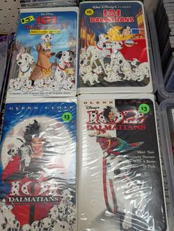 101 Dalmatians VHS bundle