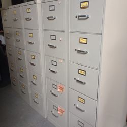 Metal File Cabinet Letter Size With Key By Hon Co 