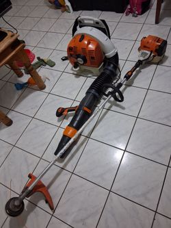 Stihl Backpack Leaf Blower & Trimmer Set