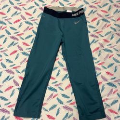 Nike Pro Teal Capri Leggings