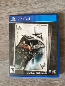 Batman return to Arkham disc PS4