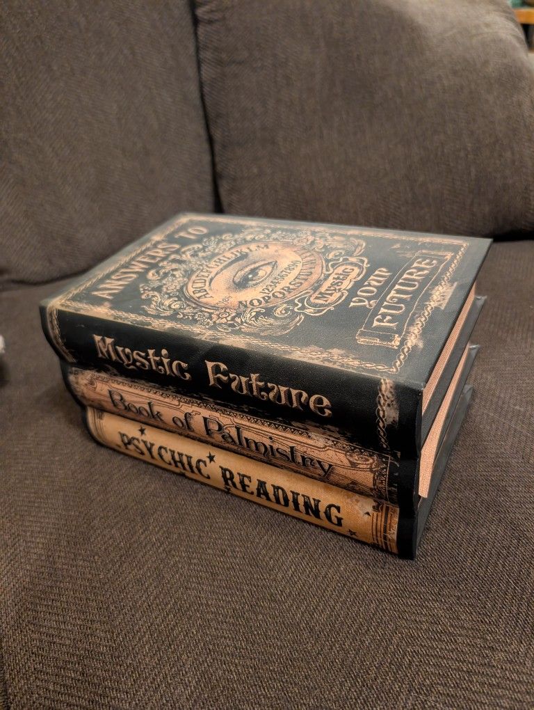 Spooky Decor Halloween Book Stack