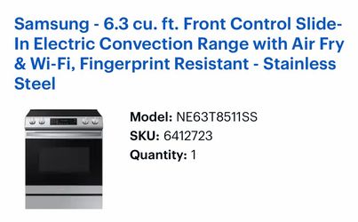 Electric stove with Air Fryer