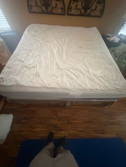 King mattress and box springs