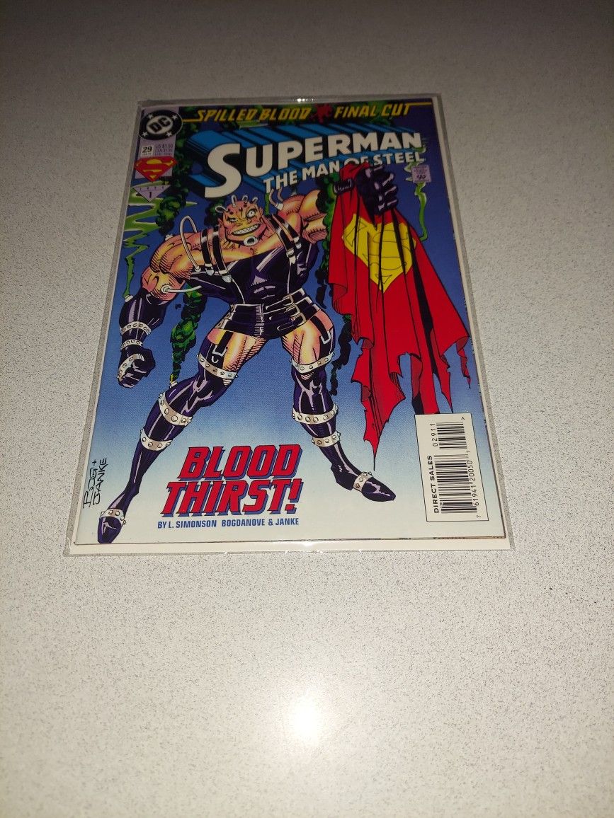 1994 SUPERMAN THE MAN OF STEEL #29 COMIC BAGGED AND BOARDED
