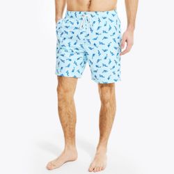 Men’s Shark Print Swim Shorts 