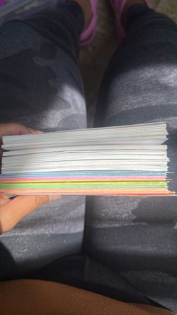 Mixed Color Paper Stack Bundle