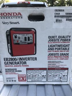 Honda EB 2800 new in box