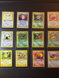 1999 Vintage Pokémon Jungle Cards Lot – 12 Cards