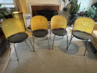Set Of 4 MCM Post modern Christoph Hindermann ORTA Chairs Dietiker Switzerland