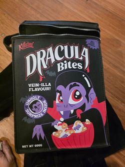 Killstar Dracula Bites Cereal Box Bag