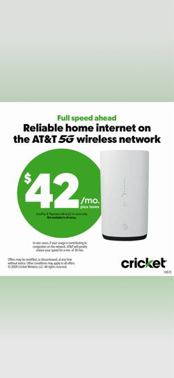 Cricket offers home internet