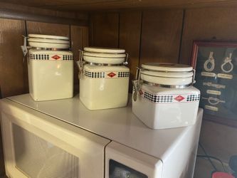 Coca Cola 3 Canister Set by Gibson Collectibles