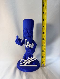 LA Dodgers 3D Printed Baseball Bat Figurine