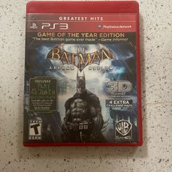 Batman Arkham Asylum PS3 