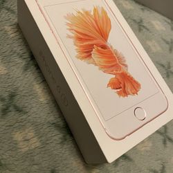 Iphone 6s Rose Gold Box