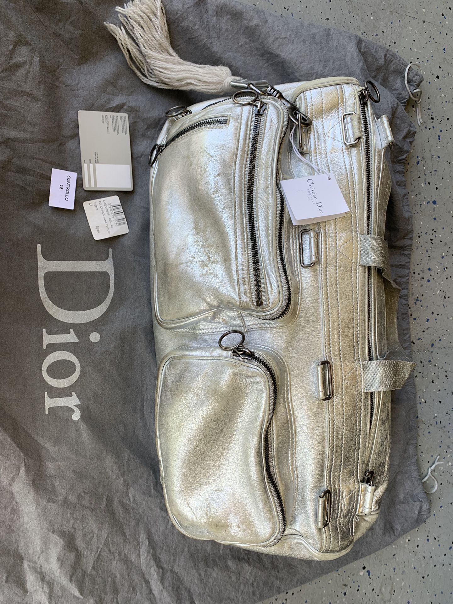 Authentic Dior Homme Deville Sac Polochon Duffle bag