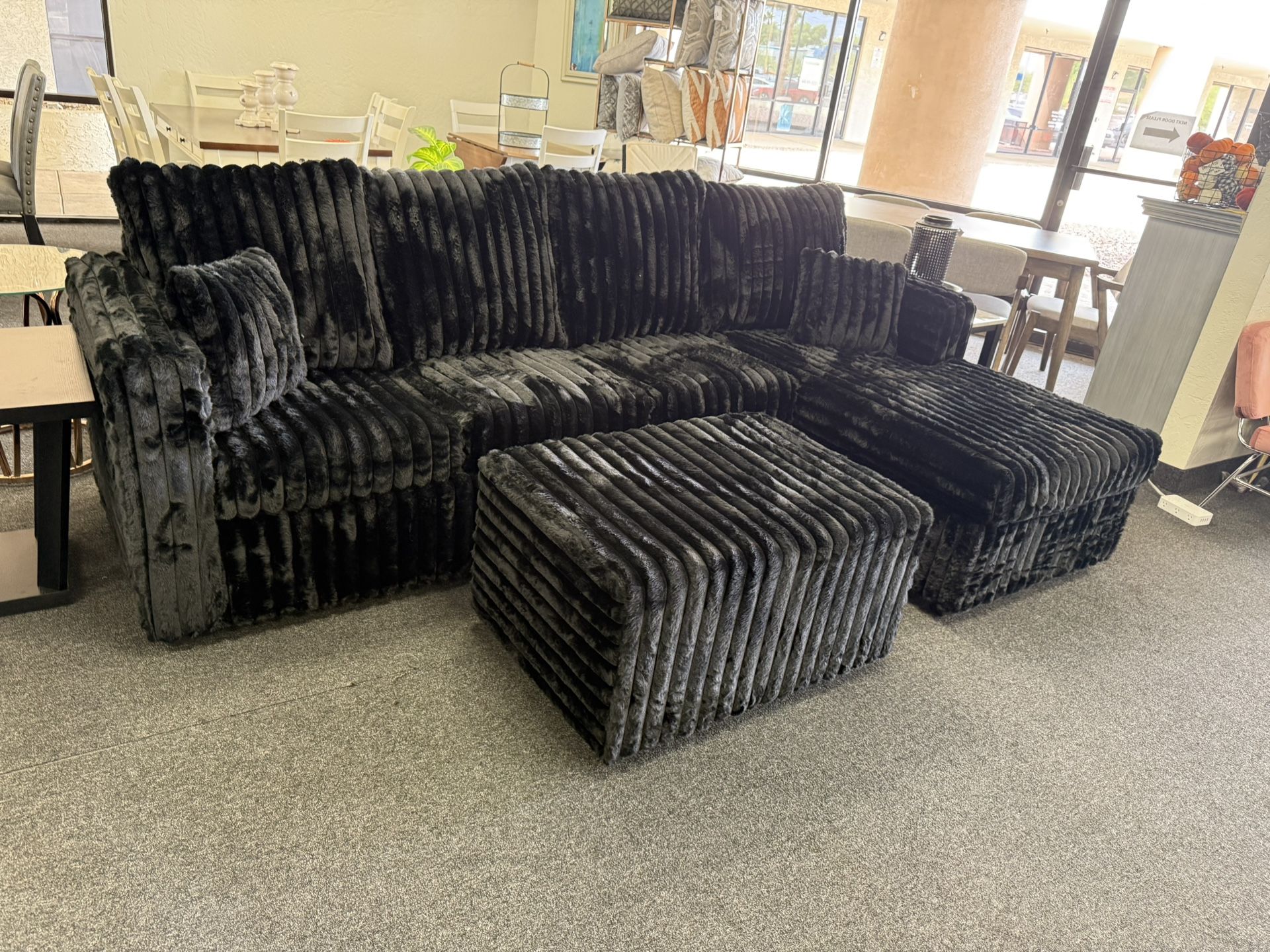 Sectional With Ottoman