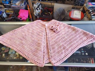 Handmade, knitted shawl
