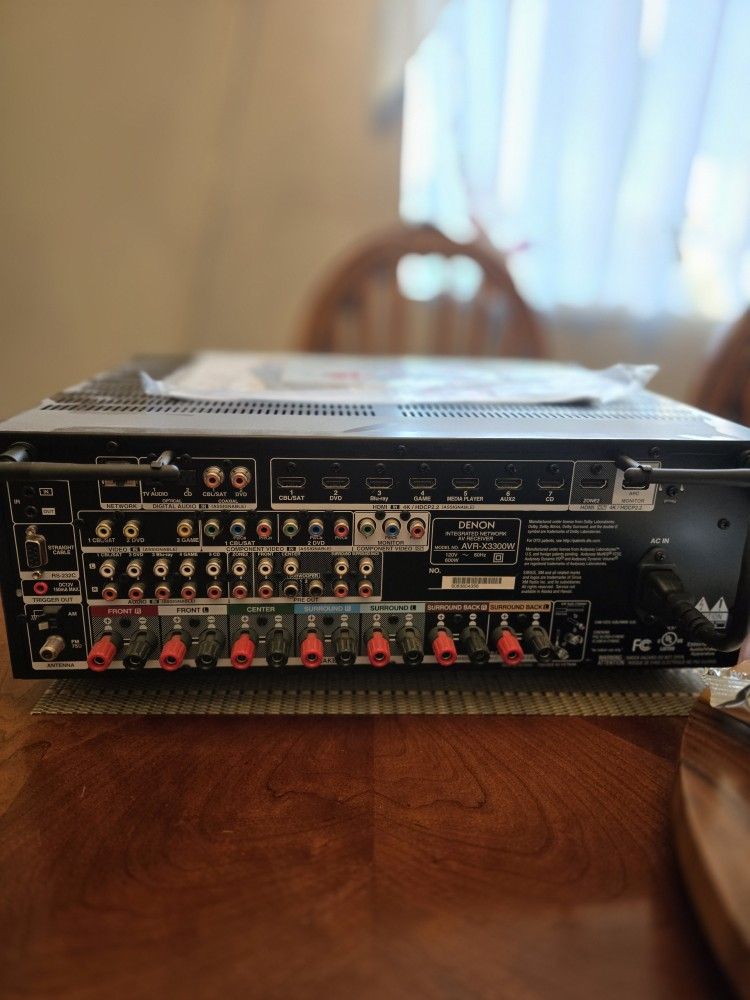 DENON AMPLIFIER WITH REMOTE CONTROL