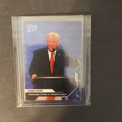 President Donald Trump 2020 Topps Now Debate #9