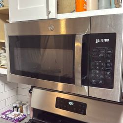 GE Above The Range Microwave. 