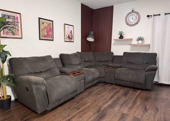 6-Piece Reclining Sectional - Free Delivery