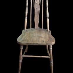Vintage Windsor Brace back chair