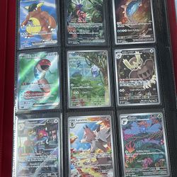 Pokemon 9 Card Binder Lot