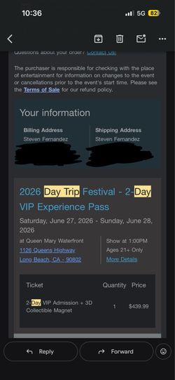 2026 Day Trip 2-DAY VIP Experience Pass
