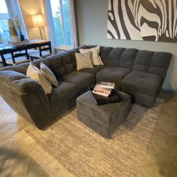 Modular Gray Couch