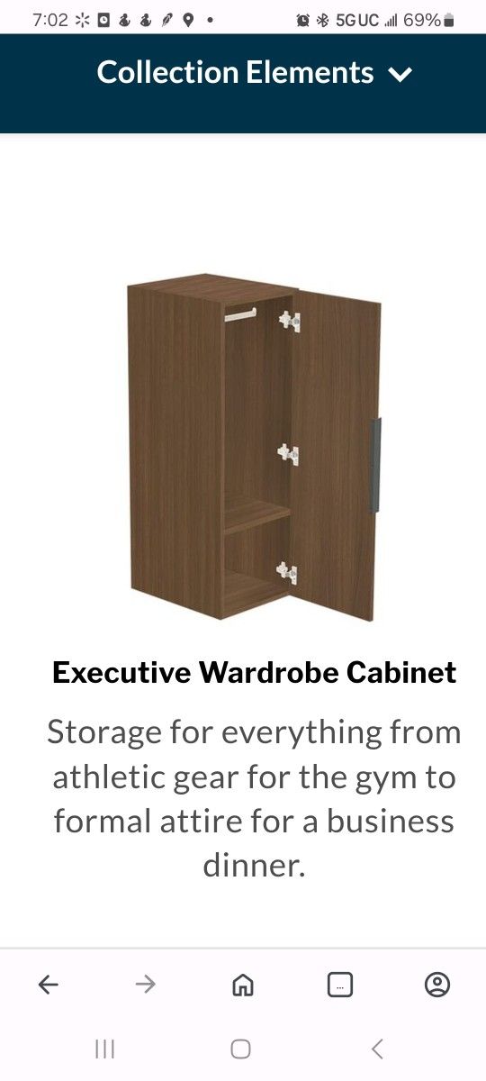 White  Wardrobe Cabinet 