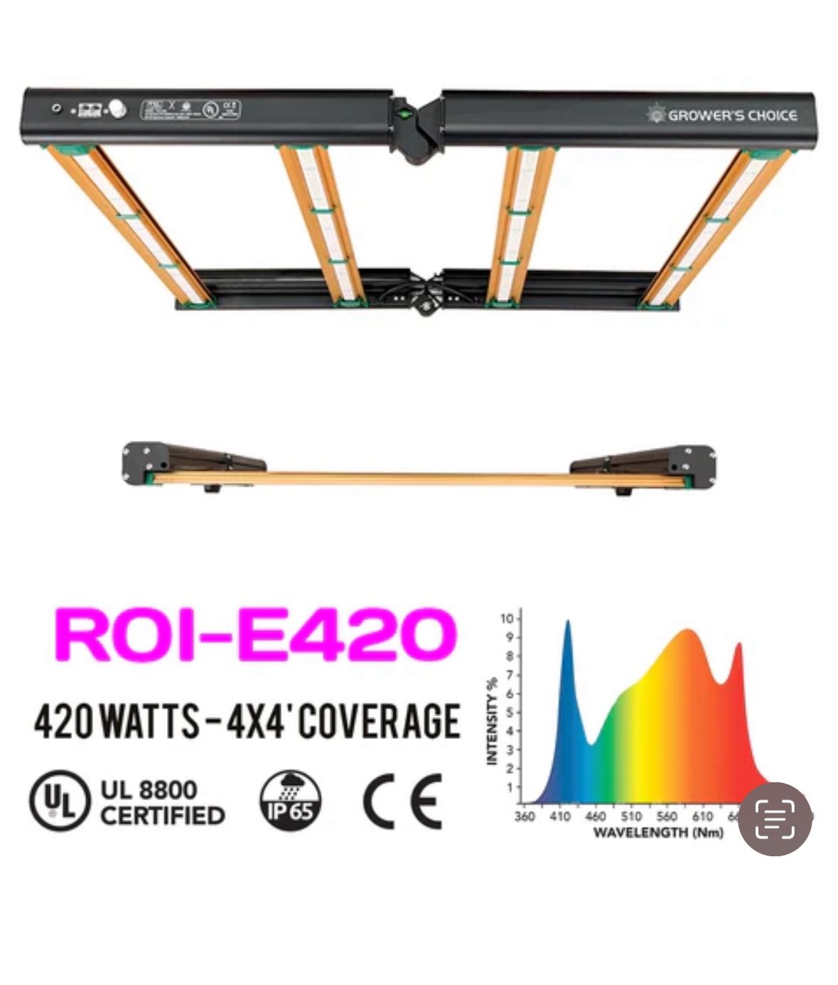 Growers Choice ROI-E420 LED Grow Light