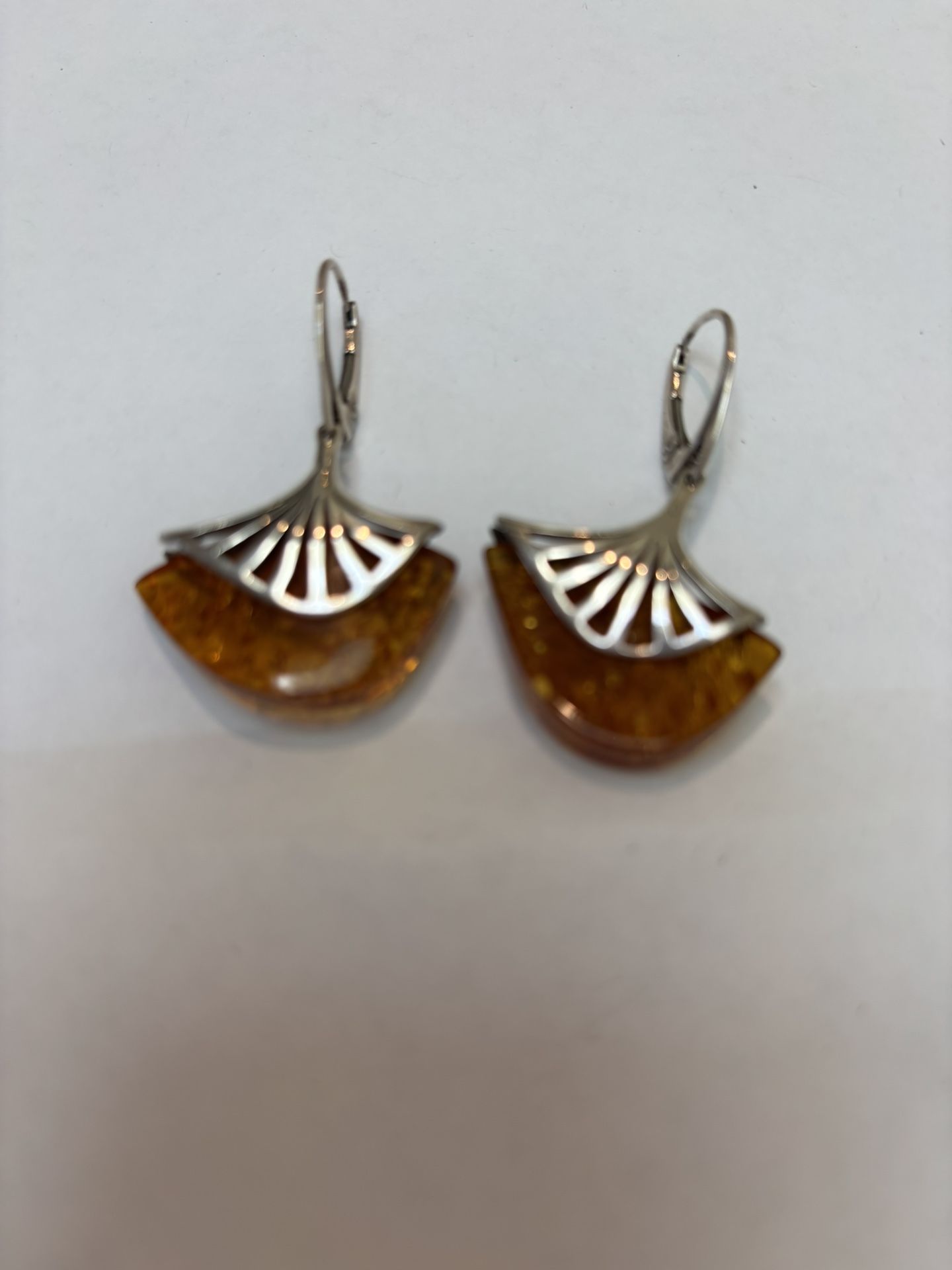 Amber Earrings